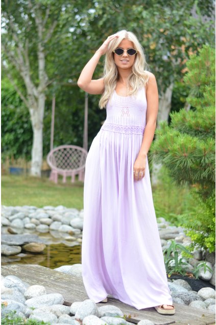 Lila šaty ES5044