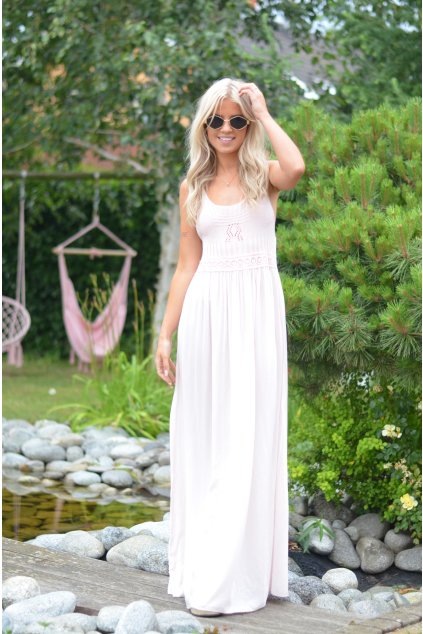 Světle růžové šaty ES5047