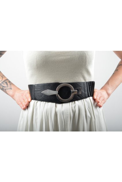 Gumový černý pásek ES5086