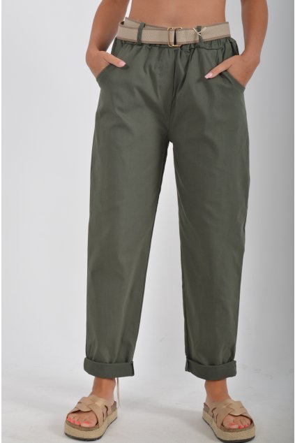 Khaki kalhoty ES5103
