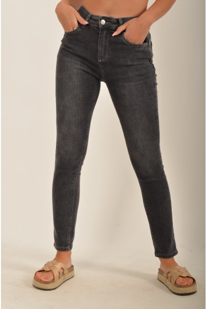 Tmavě šedé džíny ES5110