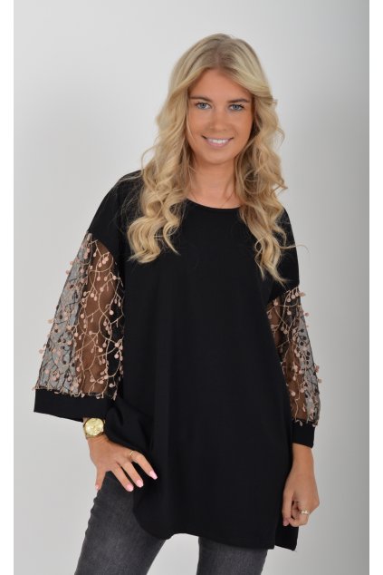Černá halenka ES5478