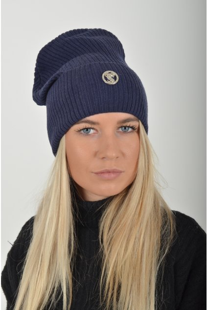 Tmavě modrá čepice ES5643