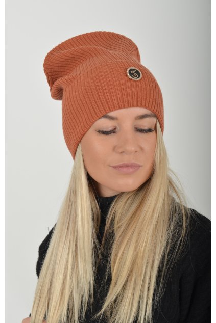 Hnědá čepice ES5645