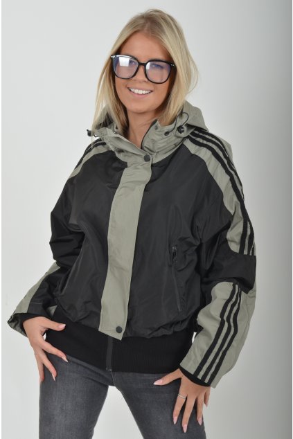 Khaki větrová bunda ES5799