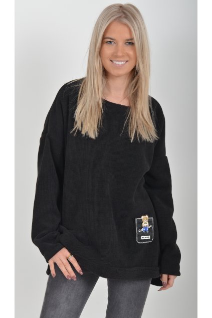 Černá mikina ES5946