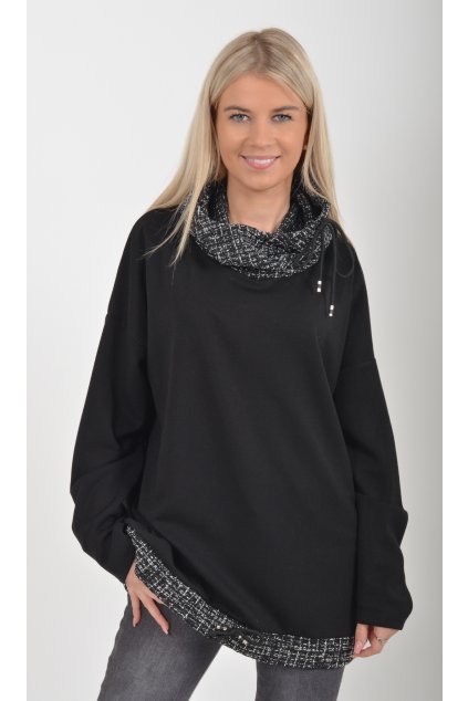 Černá mikina ES6014