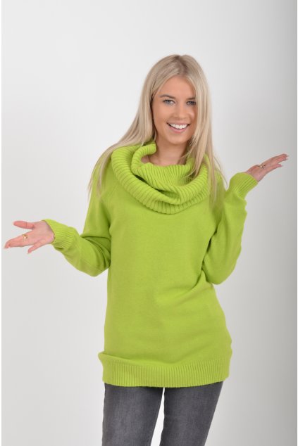Limetkový svetr ES6025