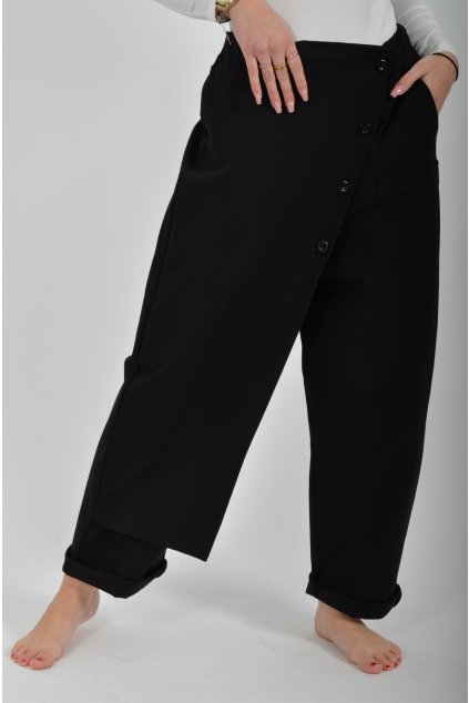 Černé kalhoty ES6070