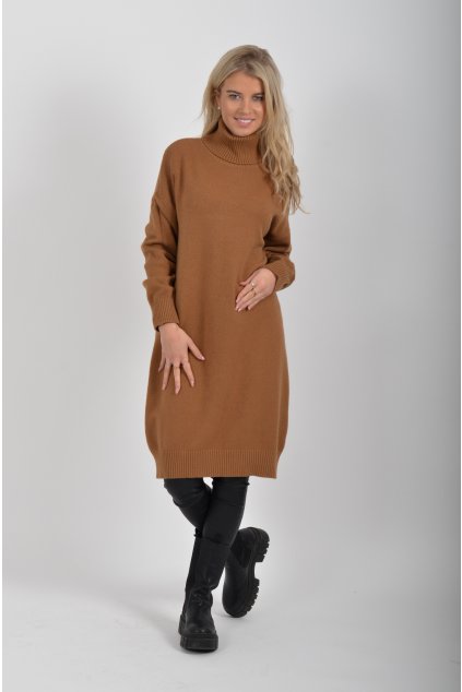 Béžové šaty ES6075