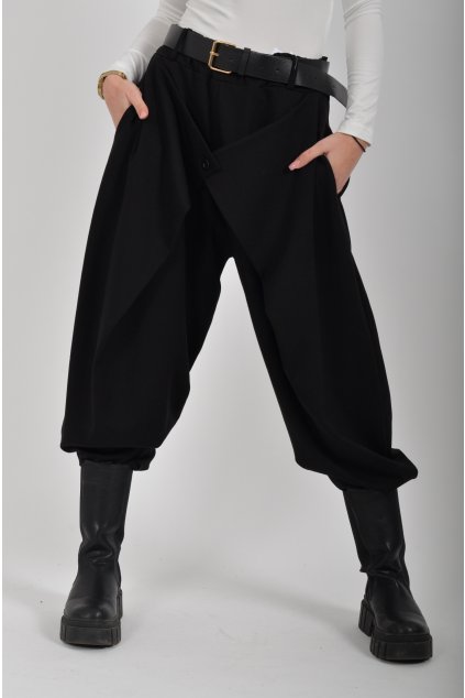 Černé kalhoty ES6091