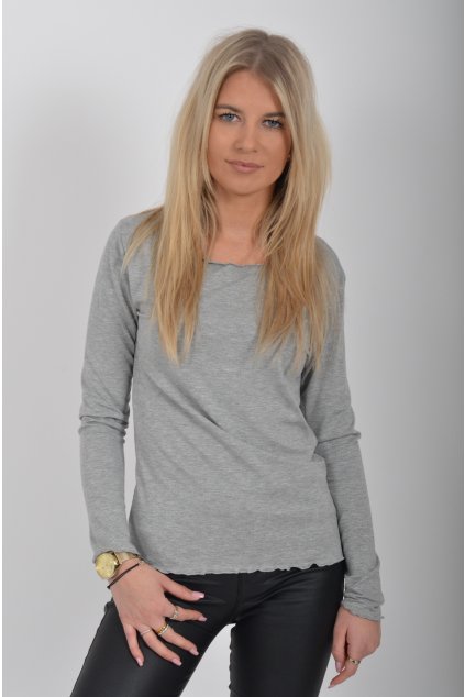 Šedé basic tričko ES6115
