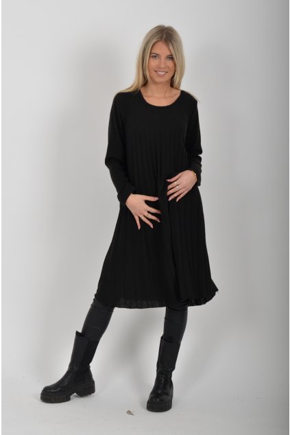 Černé šaty ES6124
