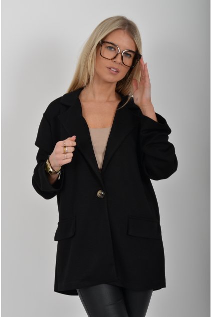 Černé sako ES6136