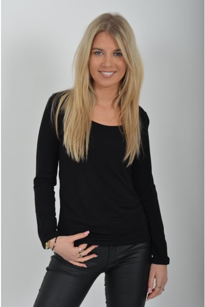 Černé basic tričko ES6141