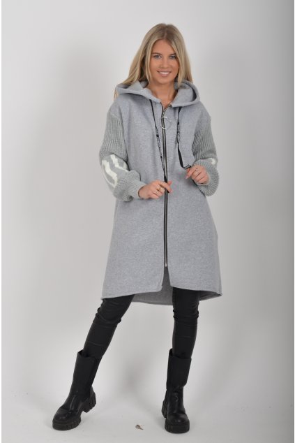 Šedá mikina ES6149