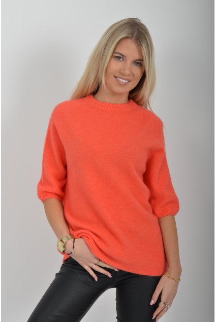 Malinový svetr ES6211