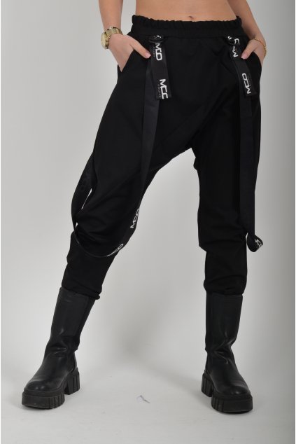 Černé kalhoty ES6219