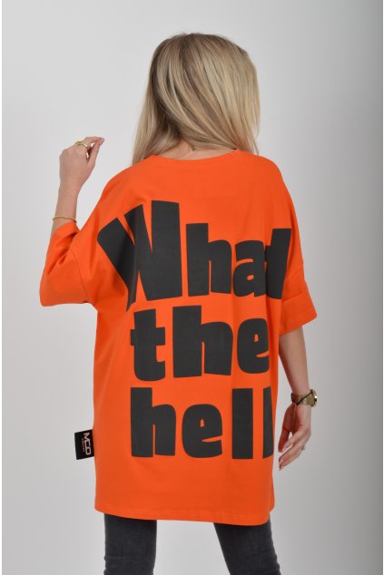 Oversize oranžové tričko ES6223