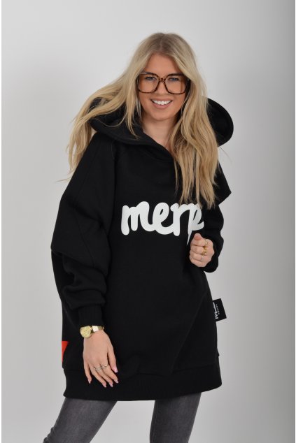 Černá mikina štěstí ES6226