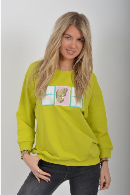 Limetková mikina ES6240