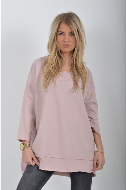 Starorůžová mikina ES6244