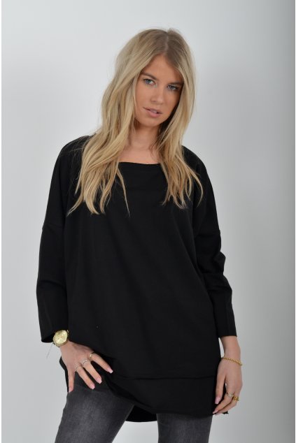 Černá mikina ES6245