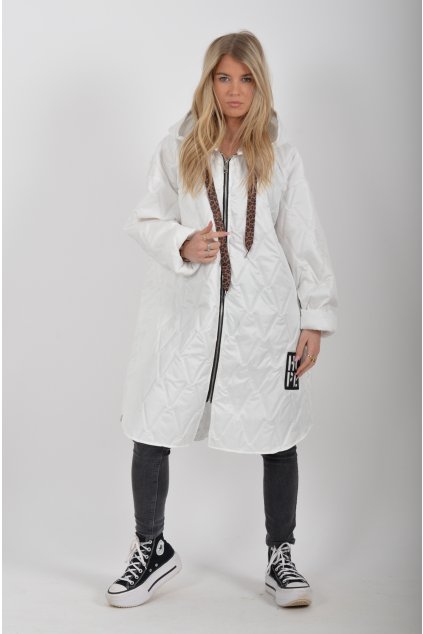 Bílá bunda ES6256