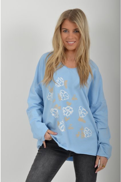 Modrá mikina ES6270