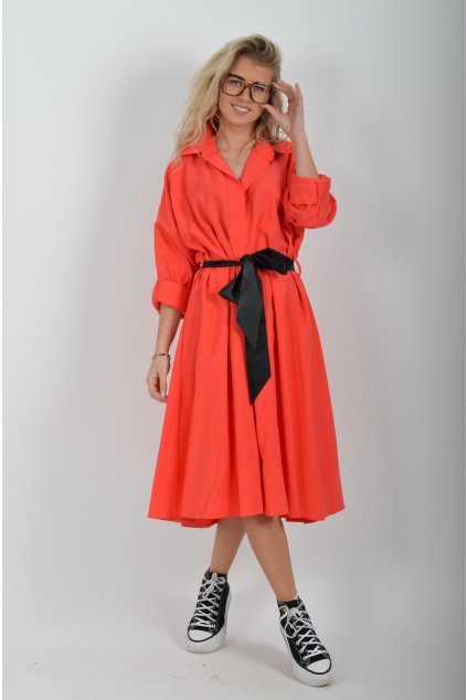 Malinové šaty ES6282