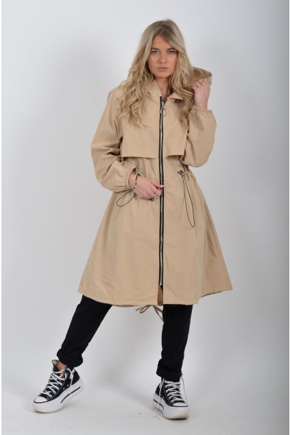 Béžová parka ES6303