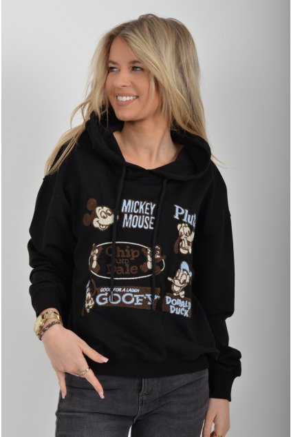 Černá mikina ES6319