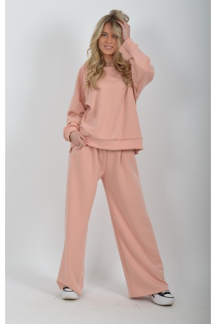 Starorůžová tepláková souprava ES6330