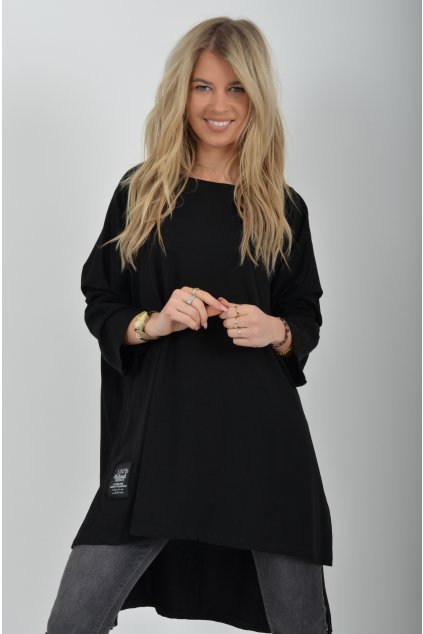 Černé oversize tričko ES6336