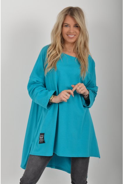 Modré oversize tričko ES6339