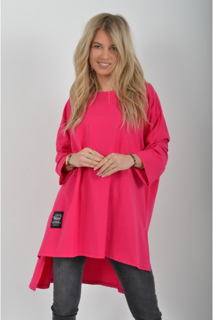 Růžové oversize tričko ES6342