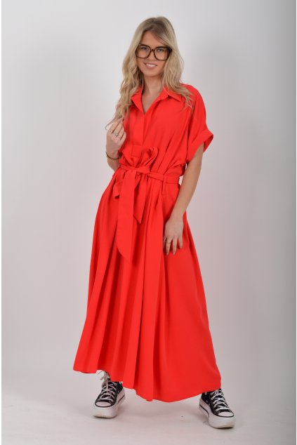 Červené šaty ES6354