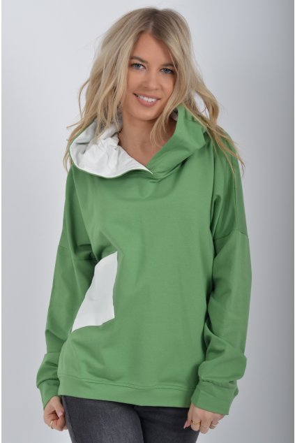 Zelená mikina ES6364