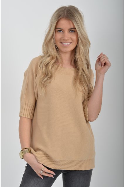 Béžový svetr ES6414