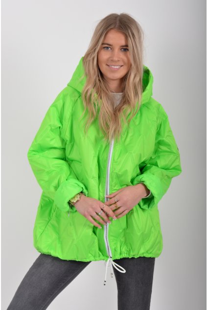 Svítivě zelená bunda ES6437