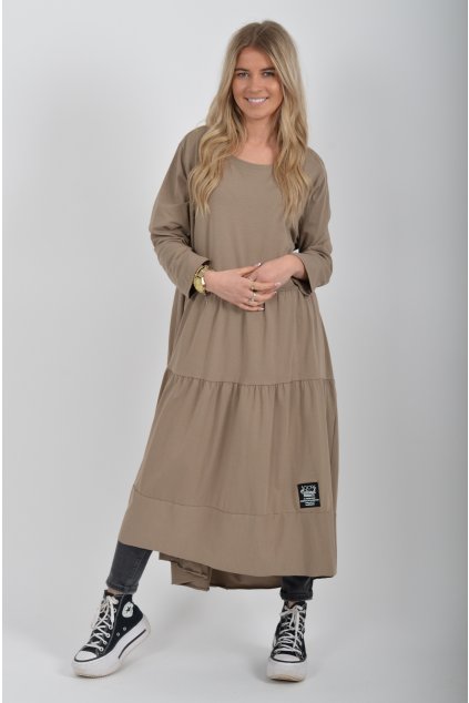 Cappuccino bavlněné šaty E6450