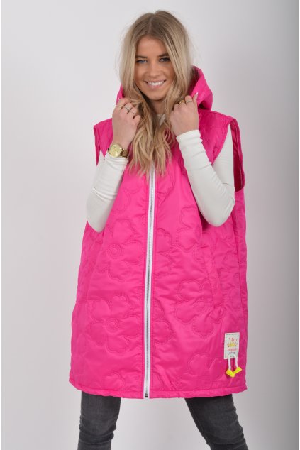 Růžová vesta ES6456