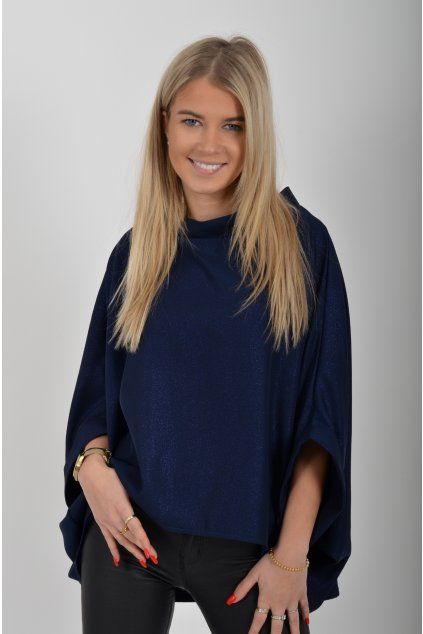 Tmavě modrá halenka ES6470