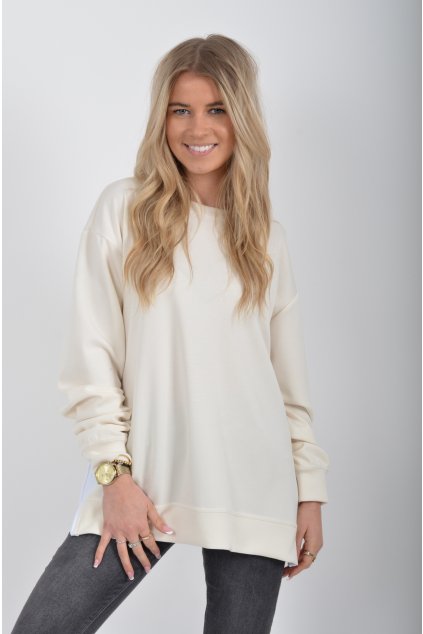 Béžová mikina ES6490