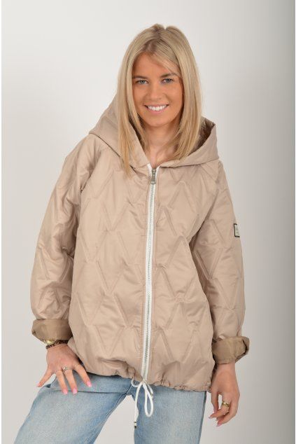 Béžová bunda ES6496