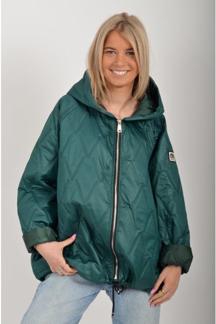 Smaragdová bunda ES6502