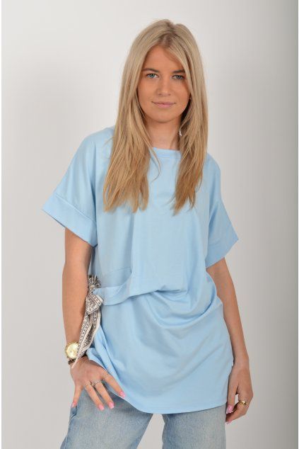 Modré tričko ES6504