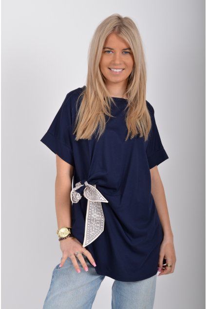 Tmavě modré tričko ES6510