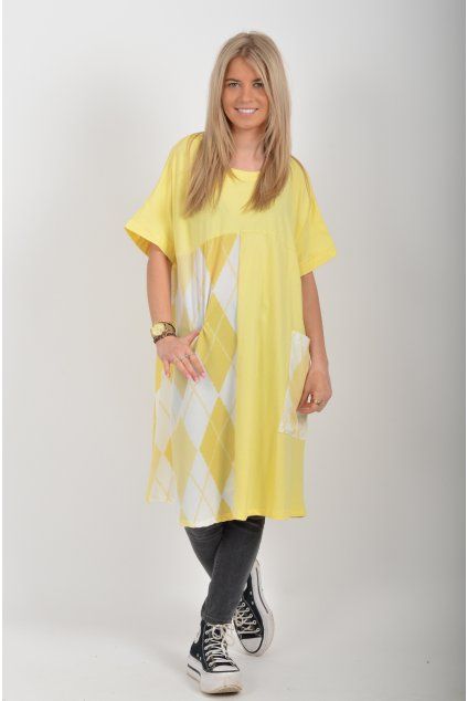 Žluté šaty ES6520