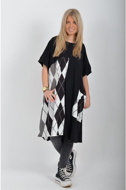 Černé šaty ES6522